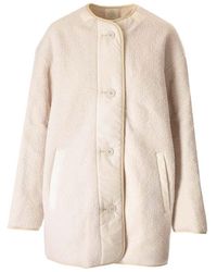 Isabel Marant - Himemma Buttoned Fleece Coat - Lyst