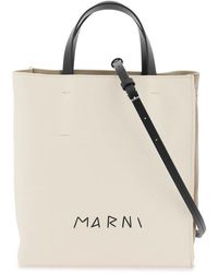 Marni - Leather Museum Tote Bag - Lyst