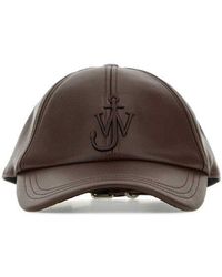 JW Anderson - Logo Embroidered Curved Peak Baseball Cap - Lyst