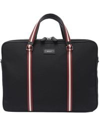 Bally - Leather Briefcase Bag - Lyst