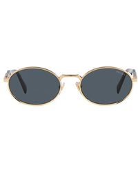 Prada - Oval-frame Sunglasses - Lyst