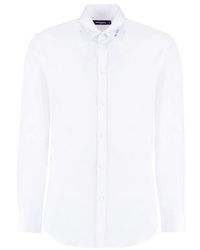 DSquared² - Long Sleeve Cotton Shirt - Lyst