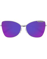 Balenciaga - Butterfly Frame Eyewear Sunglasses - Lyst