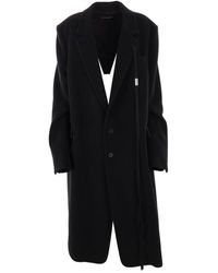 Ann Demeulemeester - Single-Breasted Coat - Lyst