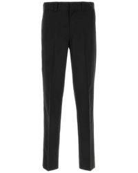 Prada - Wool Blend Pant - Lyst