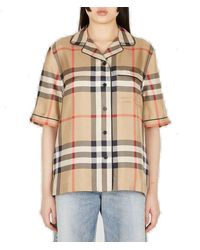 burberry short sleeve shirt women