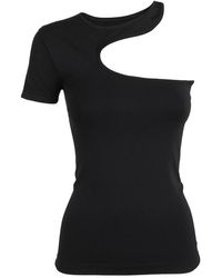 Helmut Lang - One Shoulder Cut-out Detailed Top - Lyst