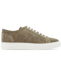 Doucal's - Round Toe Lace-Up Sneakers - Lyst