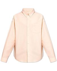 Givenchy - Shirt With Embroidered Logo, - Lyst
