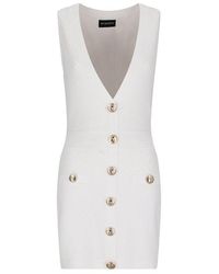 retroféte - Ellison V-Neck Sleeveless Dress - Lyst