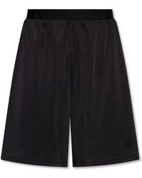 Moncler - Logo-patch Elastic Waisband Shorts - Lyst