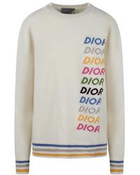 Dior - Crewneck Long-sleeved Jumper - Lyst