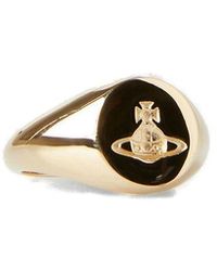 Vivienne Westwood - Orb Engraved Ring - Lyst