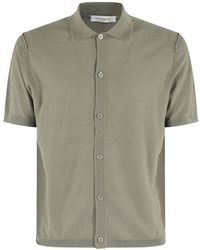 Paolo Pecora - Button-Up Knit Top - Lyst