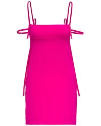 DSquared² Crepe Dress With Thin Straps - Pink