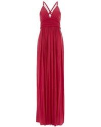 Elisabetta Franchi - Red Carpet Dress With Intertwined Straps - Lyst
