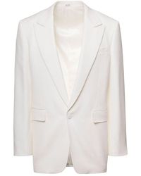 Alexander McQueen - Single-Breasted Jacket With Notched Revers In - Lyst
