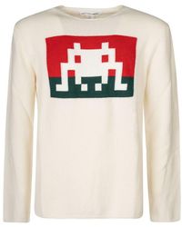 Comme des Garçons - Chest Embroidered Sweater - Lyst