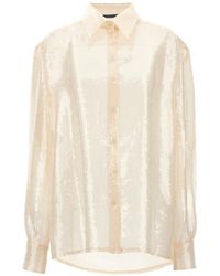 Alberta Ferretti - Sequin Shirt Shirt, Blouse - Lyst