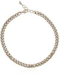 McQueen - Brass Necklace - Lyst