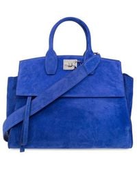 Ferragamo - ‘ Studio Soft Large’ Shopper Bag - Lyst