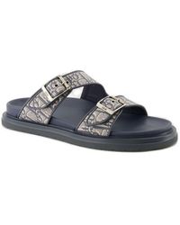 Dior Atlas Sandals in Black for Men | Lyst