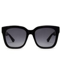 Gucci - Square Frame Sunglasses - Lyst