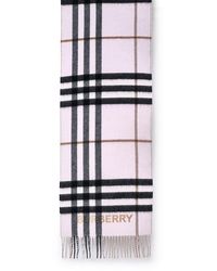 Burberry - Pink And Beige Mu Giant Scarf - Lyst