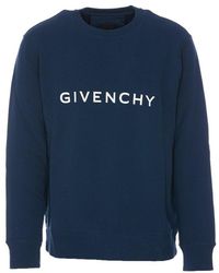 Givenchy - Logo Printed Crewneck Sweatshirt - Lyst