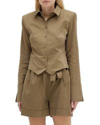 FEDERICA TOSI - Buttoned Long-sleeved Shirt - Lyst