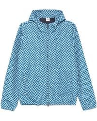 Drumohr - Patterned Hooded Jacket - Lyst