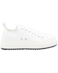 DSquared² - Round Toe Lace-up Sneakers - Lyst