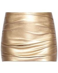 MISBHV - Low-rise Ruched Mini Skirt - Lyst