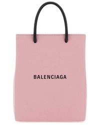 Balenciaga - Shopping Logo-print Tote Bag - Lyst