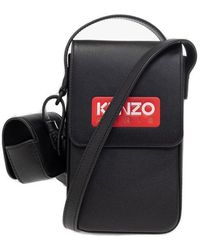 KENZO - Phone Pouch With Strap - Lyst
