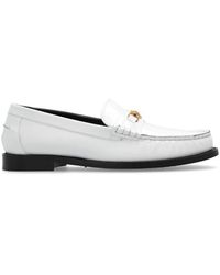 Versace - Logo-plaque Slip-on Loafers - Lyst