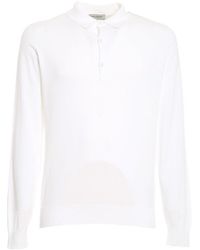 John Smedley - Bradwell Long-sleeve Polo Shirt - Lyst