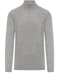 Roberto Collina - High-Neck Knitted Jumper - Lyst