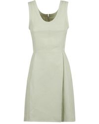 Jil Sander - Sleeveless A-line Zipped Mini Dress - Lyst