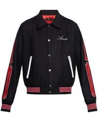 Amiri - Jacket With Embroidered Logo, - Lyst