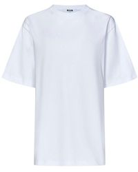 MSGM - Spring Summer 2025" Quote T-Shirt - Lyst