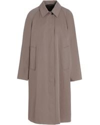 Lemaire Oversized Single-breasted Coat - Pink