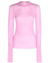 Sportmax - Crewneck Long-sleeved Sweater - Lyst