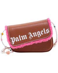 Palm Angels - Leather Shoulder Bags - Lyst