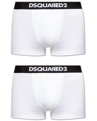 DSquared² - 2 Pack Logo Waistband Boxers - Lyst