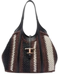 Tod's - T Timeless Medium Shopping Bag - Lyst