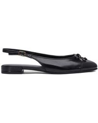 Tory Burch - Leather Ballerina Shoes - Lyst
