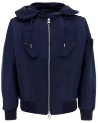 Alexander McQueen - Hooded Zip-up Jacket - Lyst