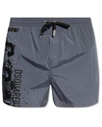 DSquared² - Swimming Shorts With Logo - Lyst