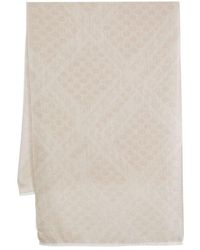 Max Mara - All-over Logo Patterned Scarf - Lyst